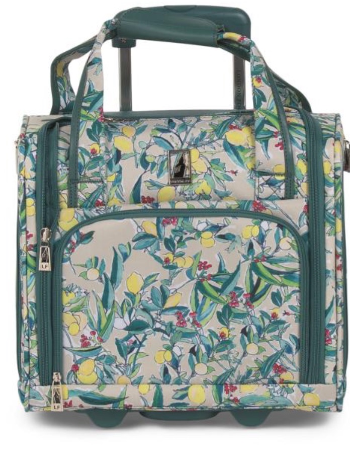 London Fog Floral Print 15” Underseater- Lemon